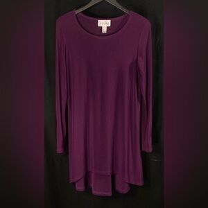 Joseph Ribkoff Rich Purple Long Sleeve Dress